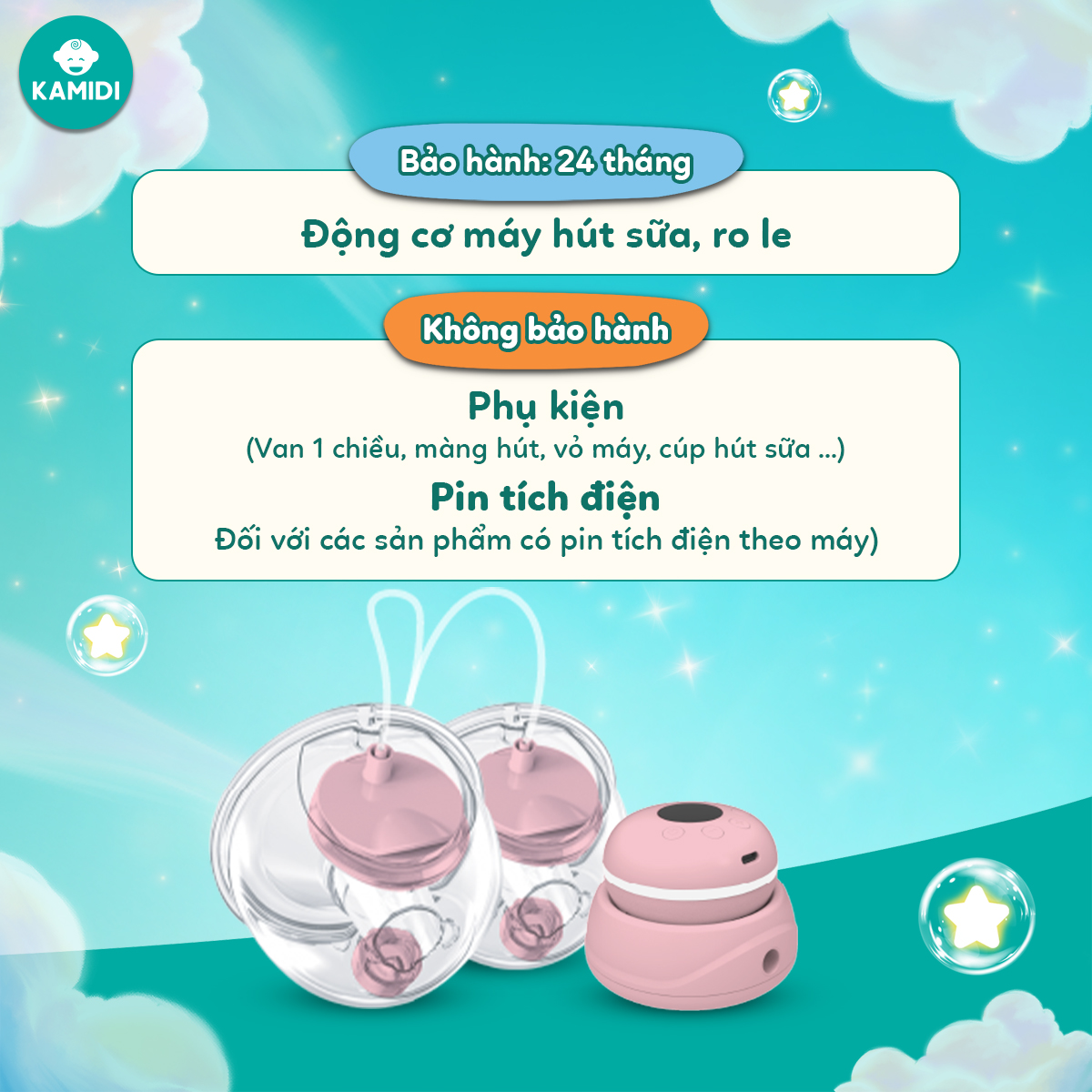 Máy hút sữa Kamidi Flow 2in1