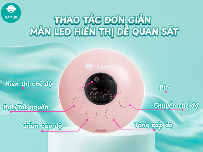 Máy hút sữa Kamidi Flow 2in1 