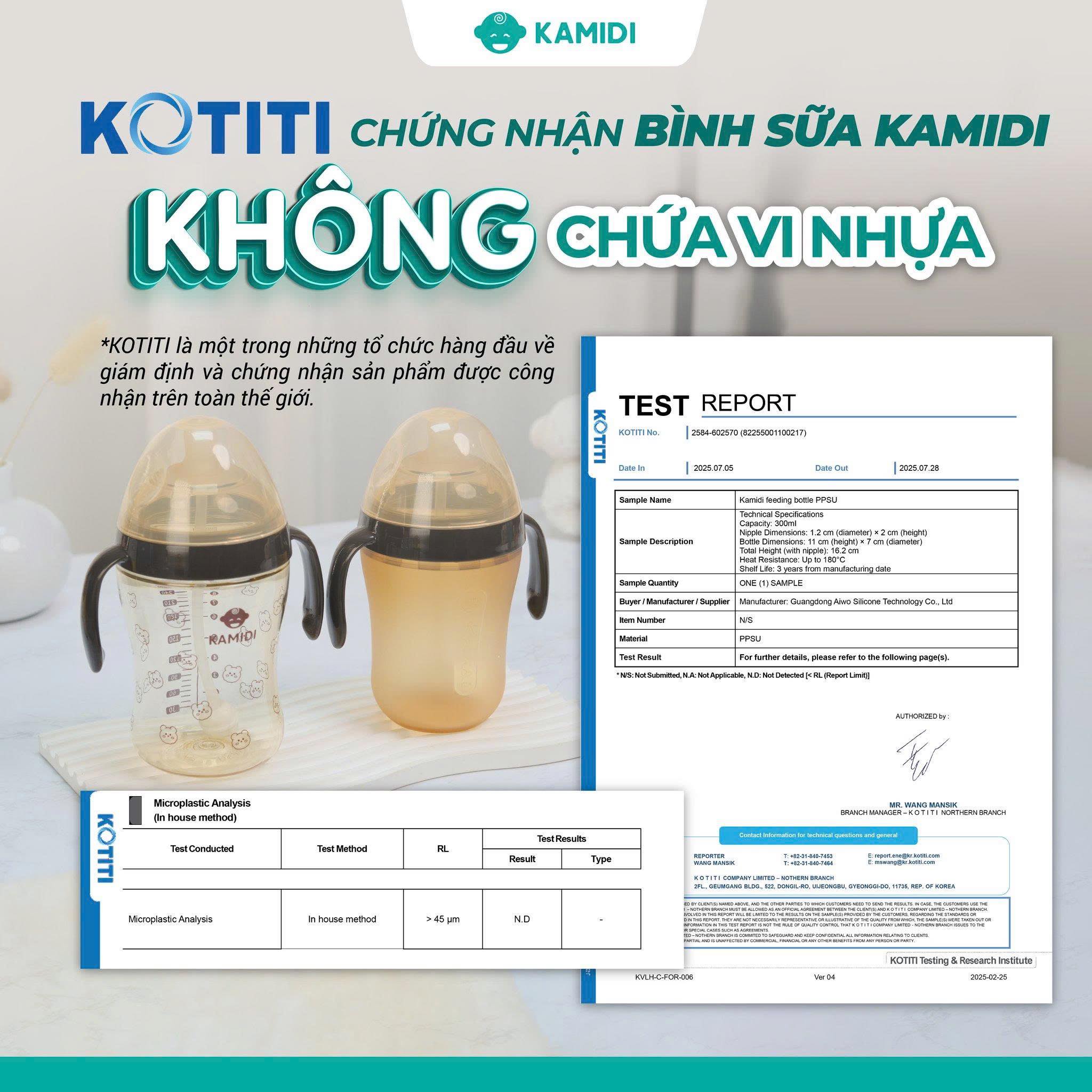 Bình Sữa Kamidi Nhựa PPSU