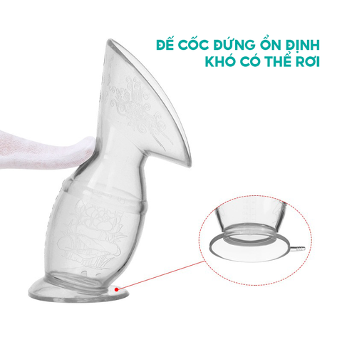 Cốc Hứng Sữa Kamidi Chất Liệu Silicone Cao Cấp