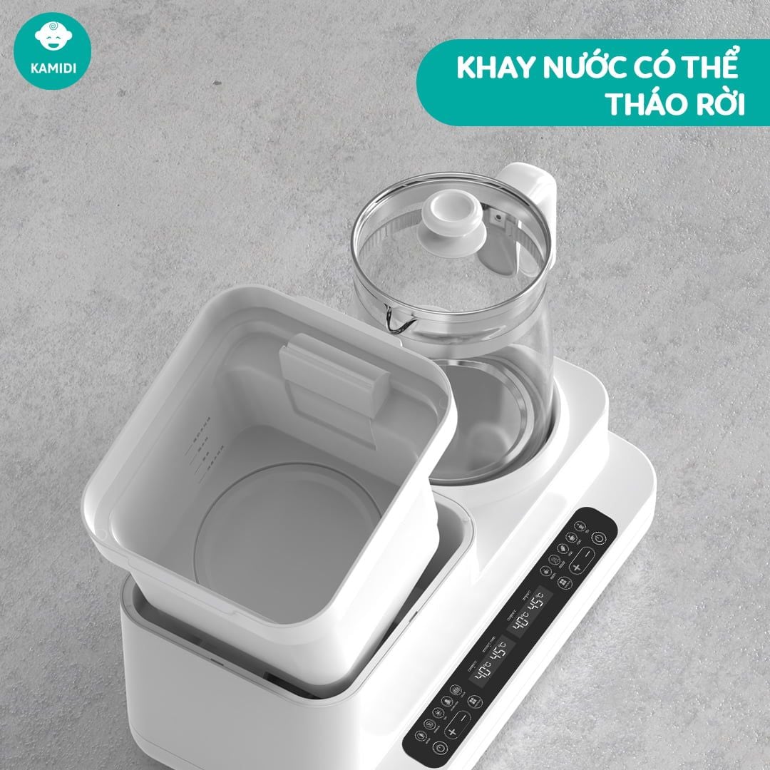 Máy đun nước hâm sữa tiệt trùng sấy khô đa năng Kamidi Speed 2