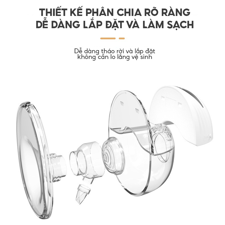 Máy hút sữa rảnh tay hoa sen Kamidi Smart