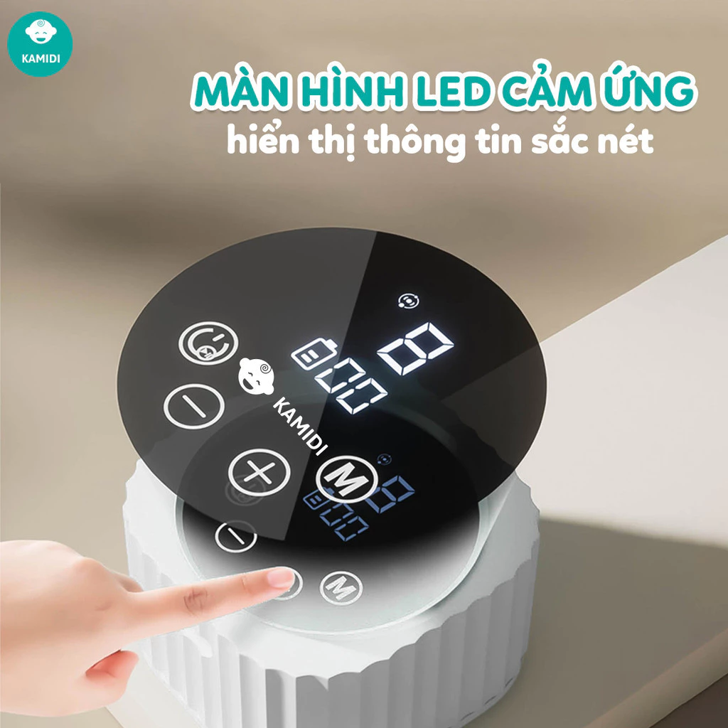 Máy hút sữa Silicone Kamidi Max Trắng