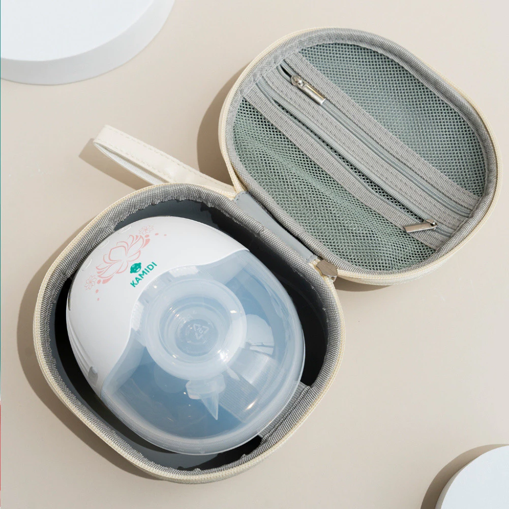 Cốp da máy hút sữa rảnh tay không dây hoa sen Kamidi Smart