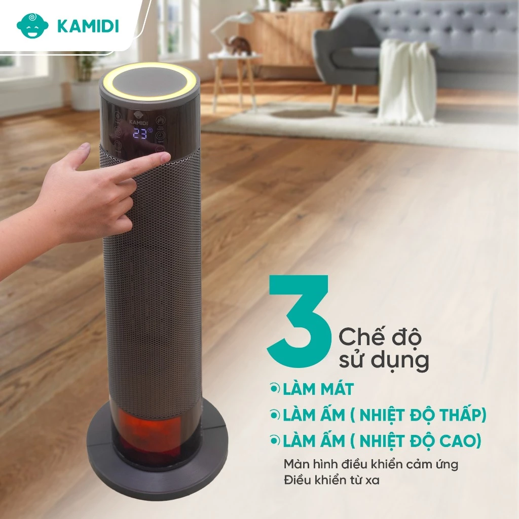 Máy sưởi gốm đa năng Kamidi Warm 2