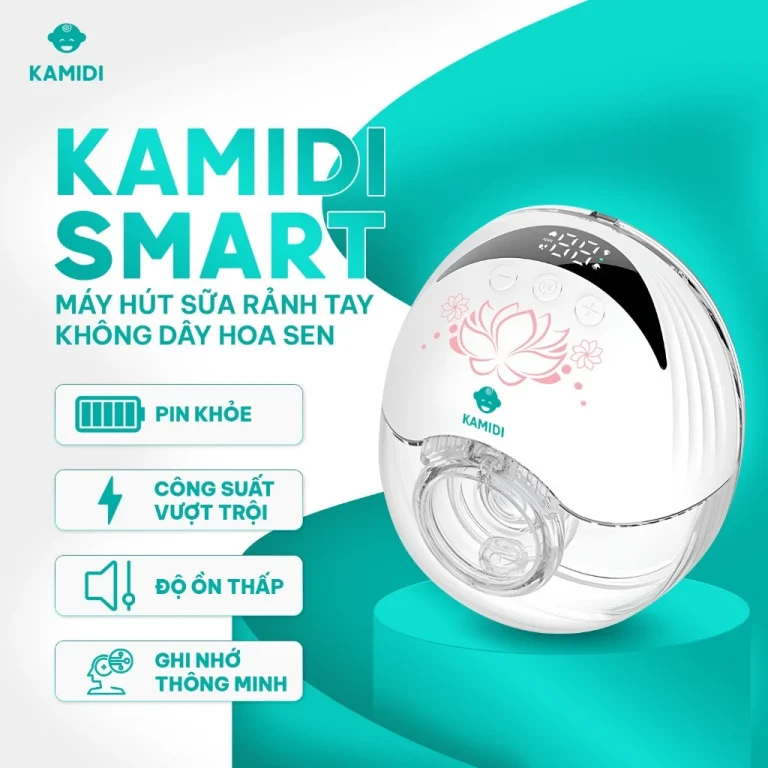 Máy hút sữa rảnh tay hoa sen Kamidi Smart